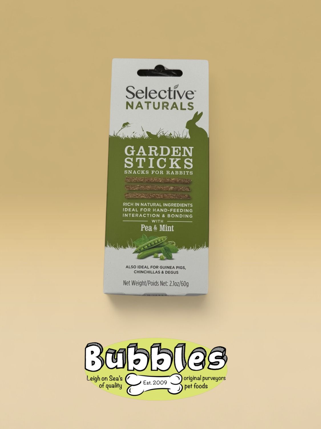 Selective Naturals Garden Sticks for Rabbits with Pea &amp; Mint