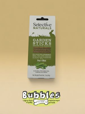 Selective Naturals Garden Sticks for Rabbits with Pea &amp; Mint