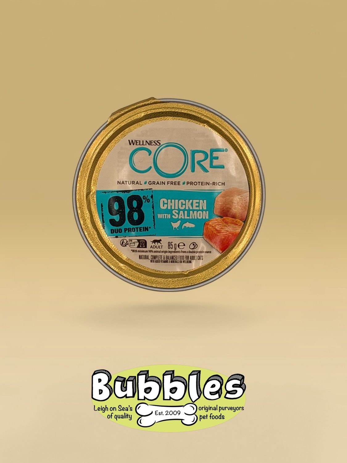 Wellness CORE Cat Wet Adult 98% Duo Protein Chicken with Salmon (85g)