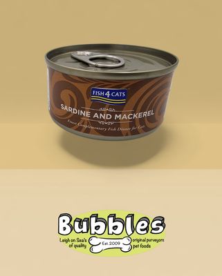 Fish4Cats Finest Sardine With Mackerel (70g)