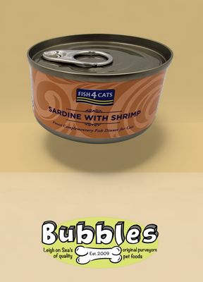 Fish4Cats Finest Sardine With Shrimp (70g)