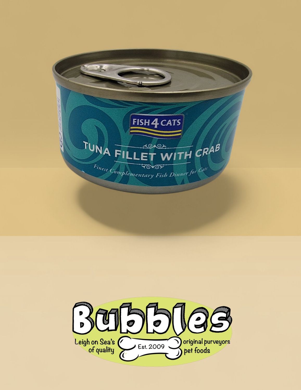 Fish4Cats Finest Tuna Fillet With Crab (70g)