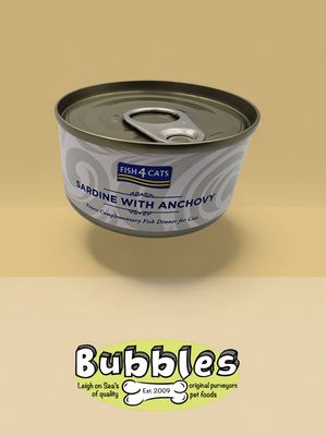 Fish4Cats Finest Sardine With Anchovy (70g)