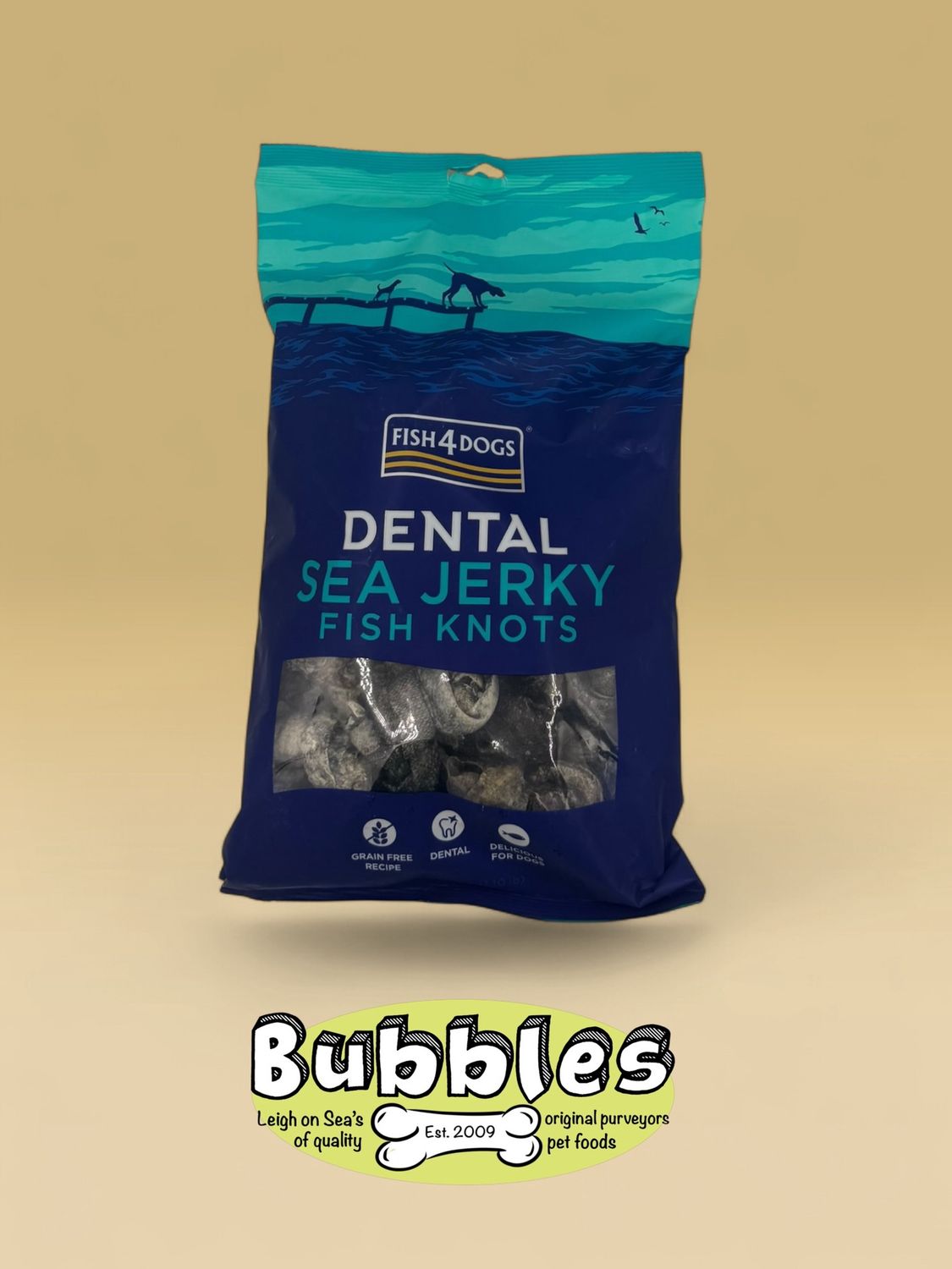 Fish4Dogs Dental Sea Jerky Fish Knots (500g)