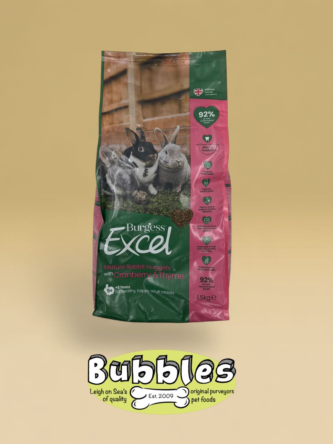 Burgess Excel Mature Rabbit (1.5kg)