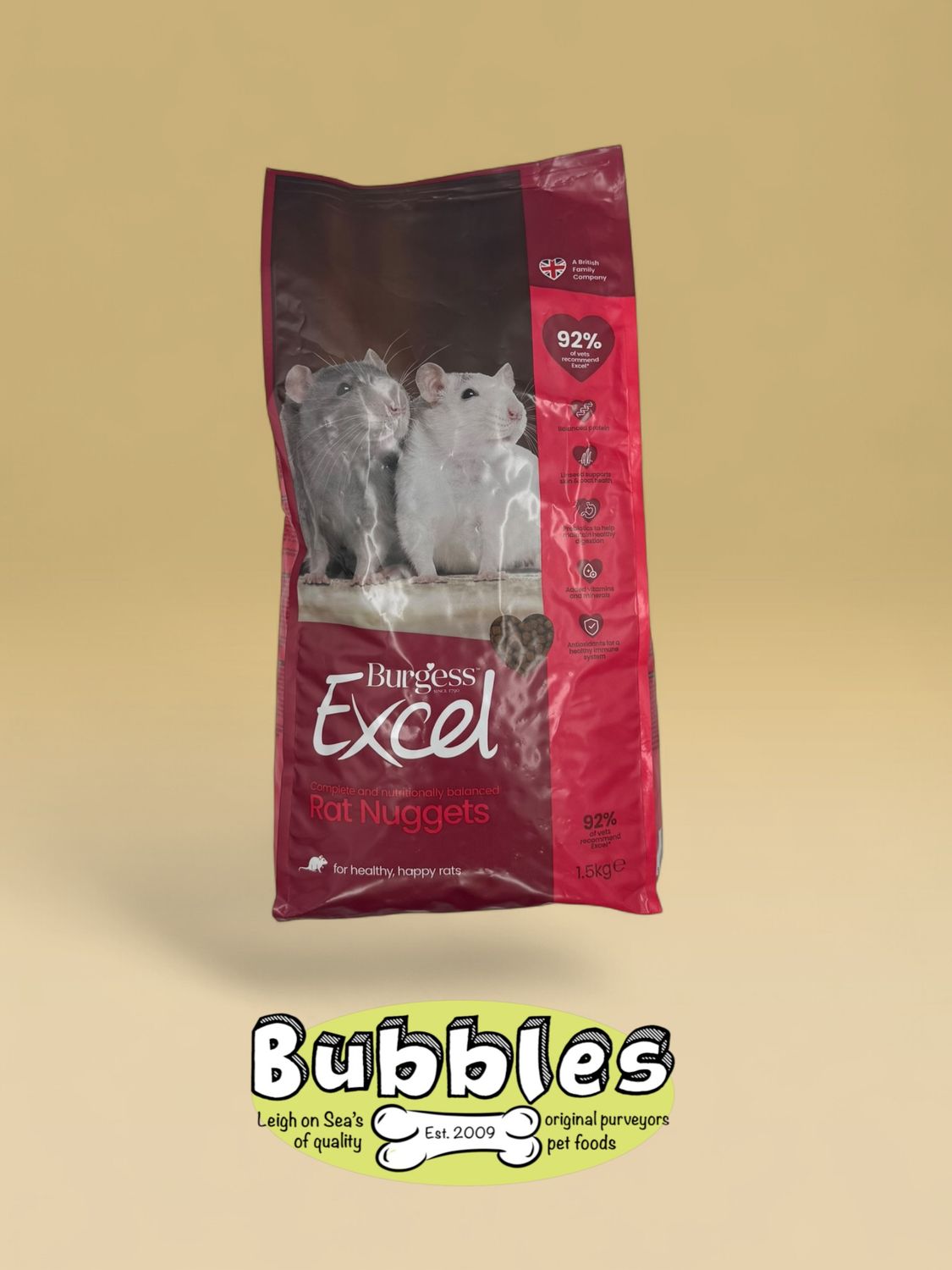 Burgess Excel Rat Nuggets (1.5kg)