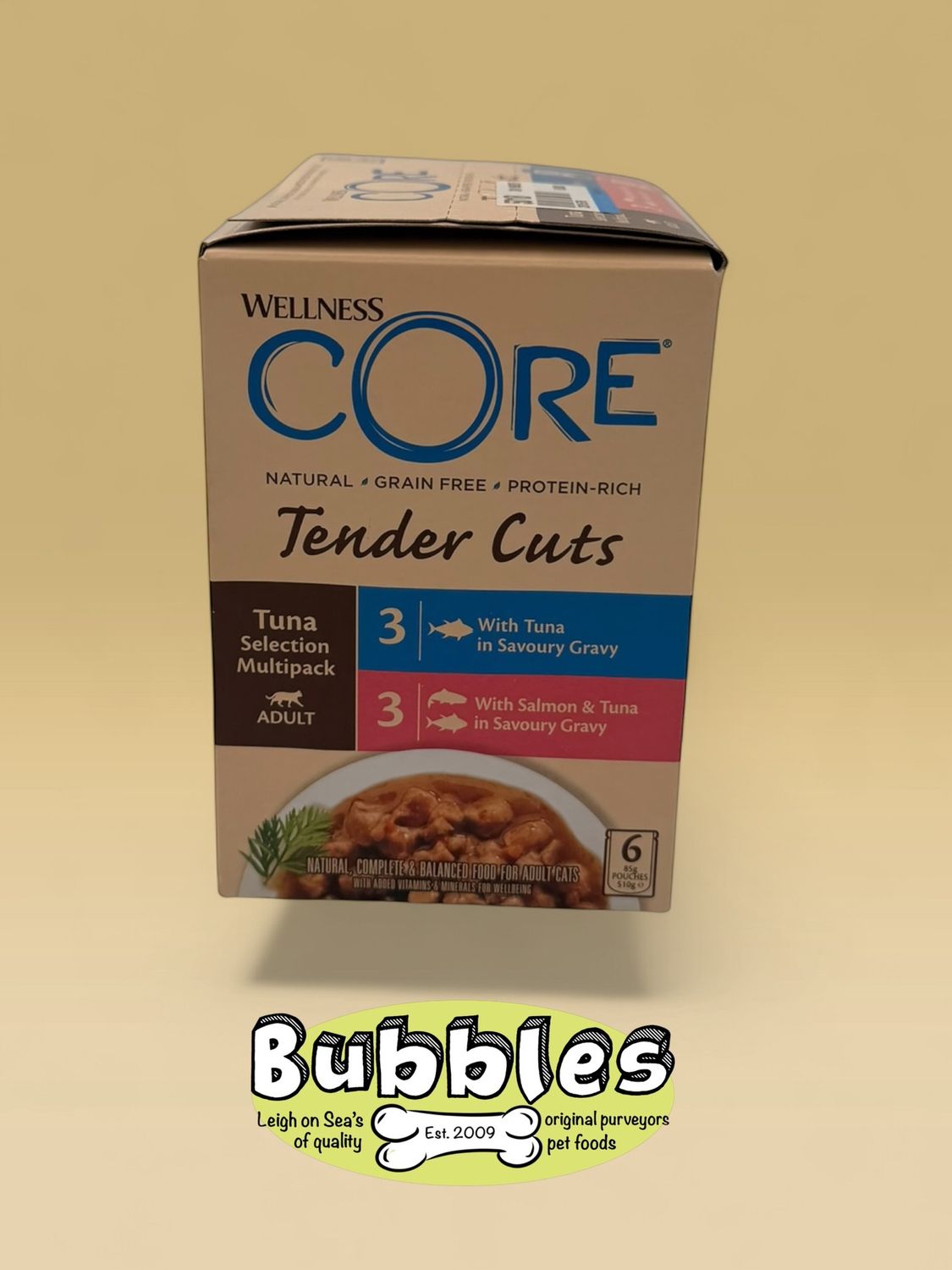 Wellness CORE Cat Wet Adult Tender Cuts Tuna Selection Multipack (6 x 85 g)