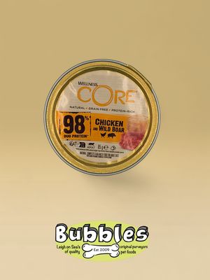 Wellness CORE Cat Wet Adult 98% Duo Protein Chicken &amp; Wild Boar (85g)