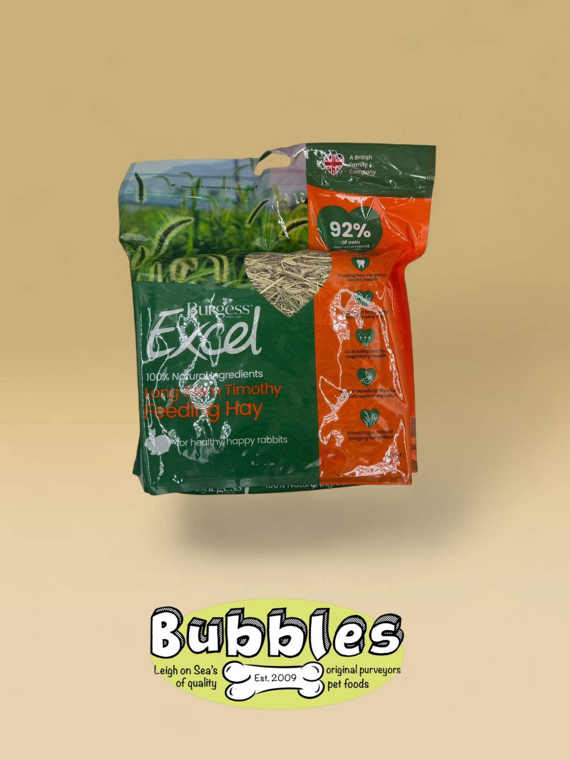 Burgess Excel Long Stem Feeding Hay (1kg)