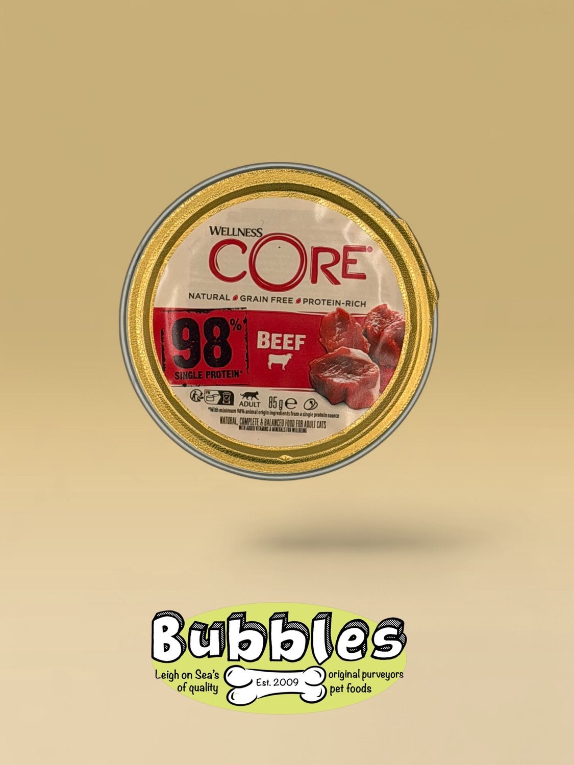 Wellness CORE Cat Wet Adult 98% Single Protein Beef (85g)