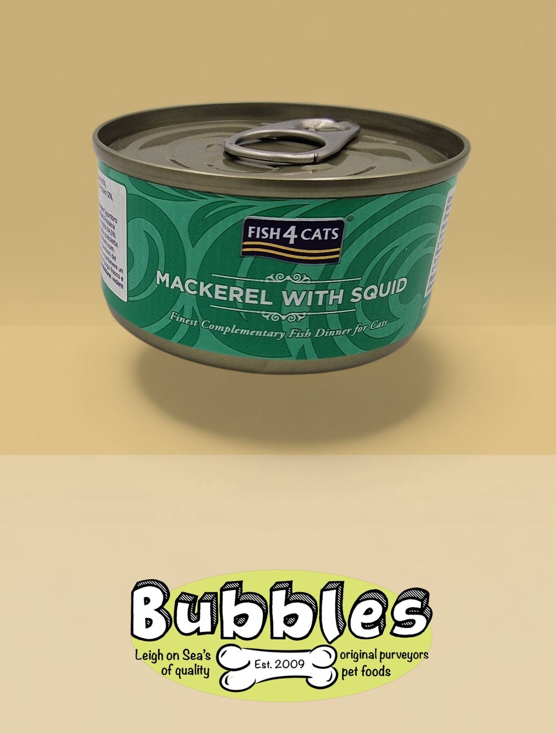 Fish4Cats Finest Mackerel With Squid (70g)