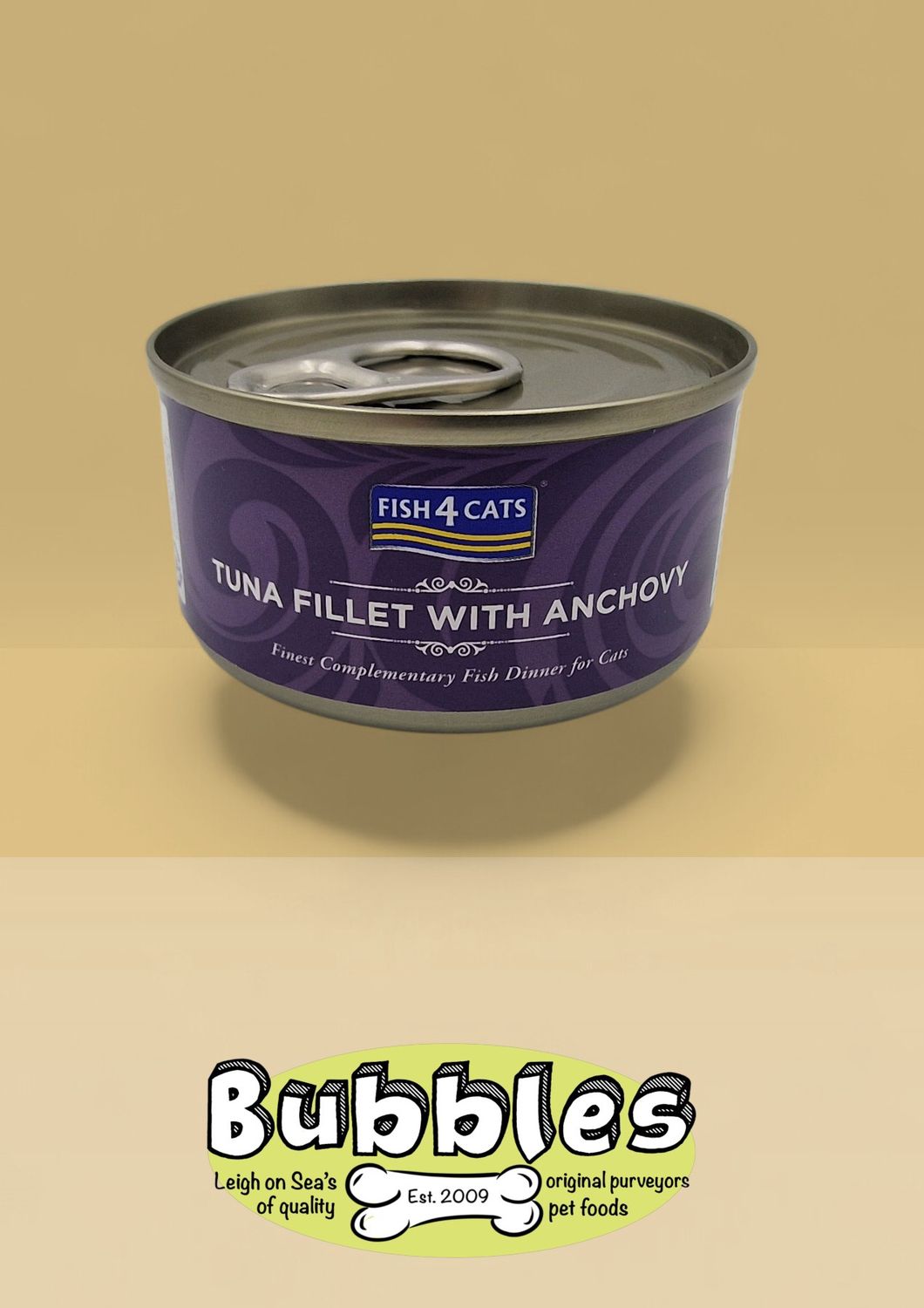Fish4Cats Finest Tuna Fillet With Anchovy (70g)