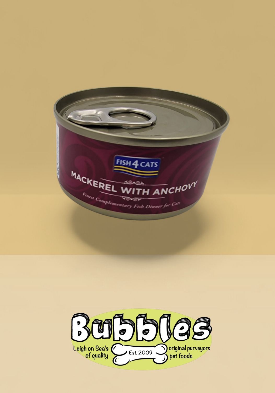 Fish4Cats Finest Mackerel With Anchovy (70g)