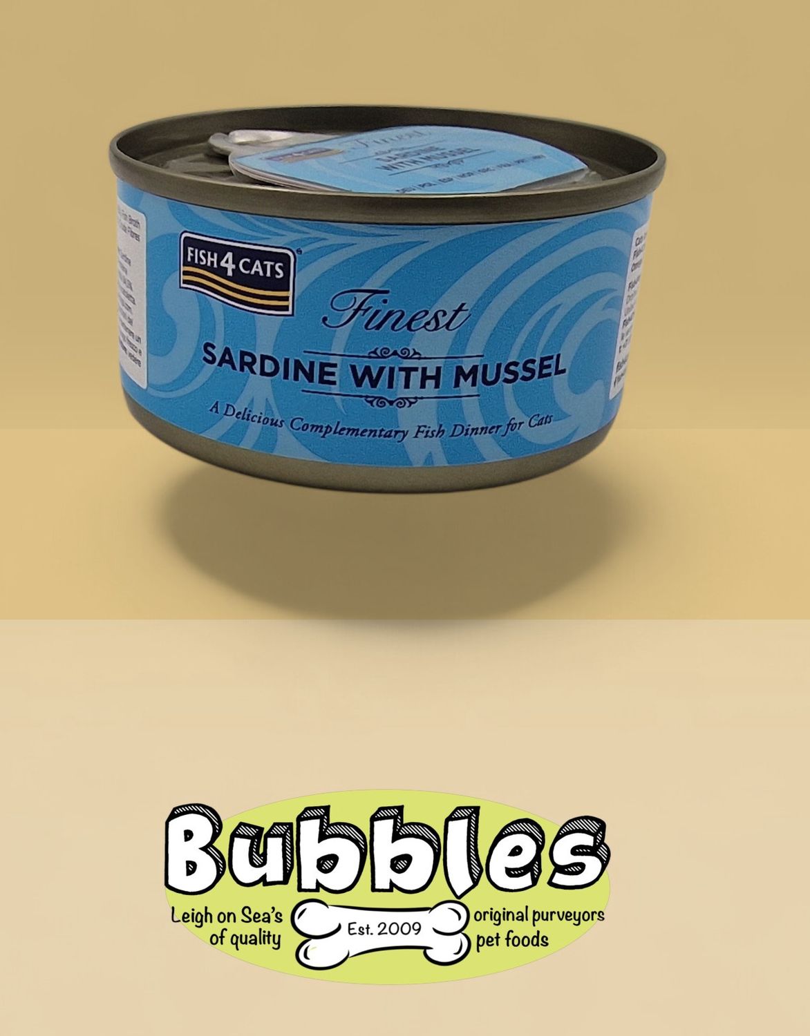 Fish4Cats Finest Sardine With Mussel (70g)