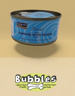 Fish4Cats Finest Sardine With Mussel (70g)