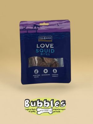 Fish4Dogs Love Squid Bites (80g)