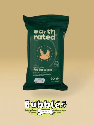 Earth Rated Ear Wipes (60pc)
