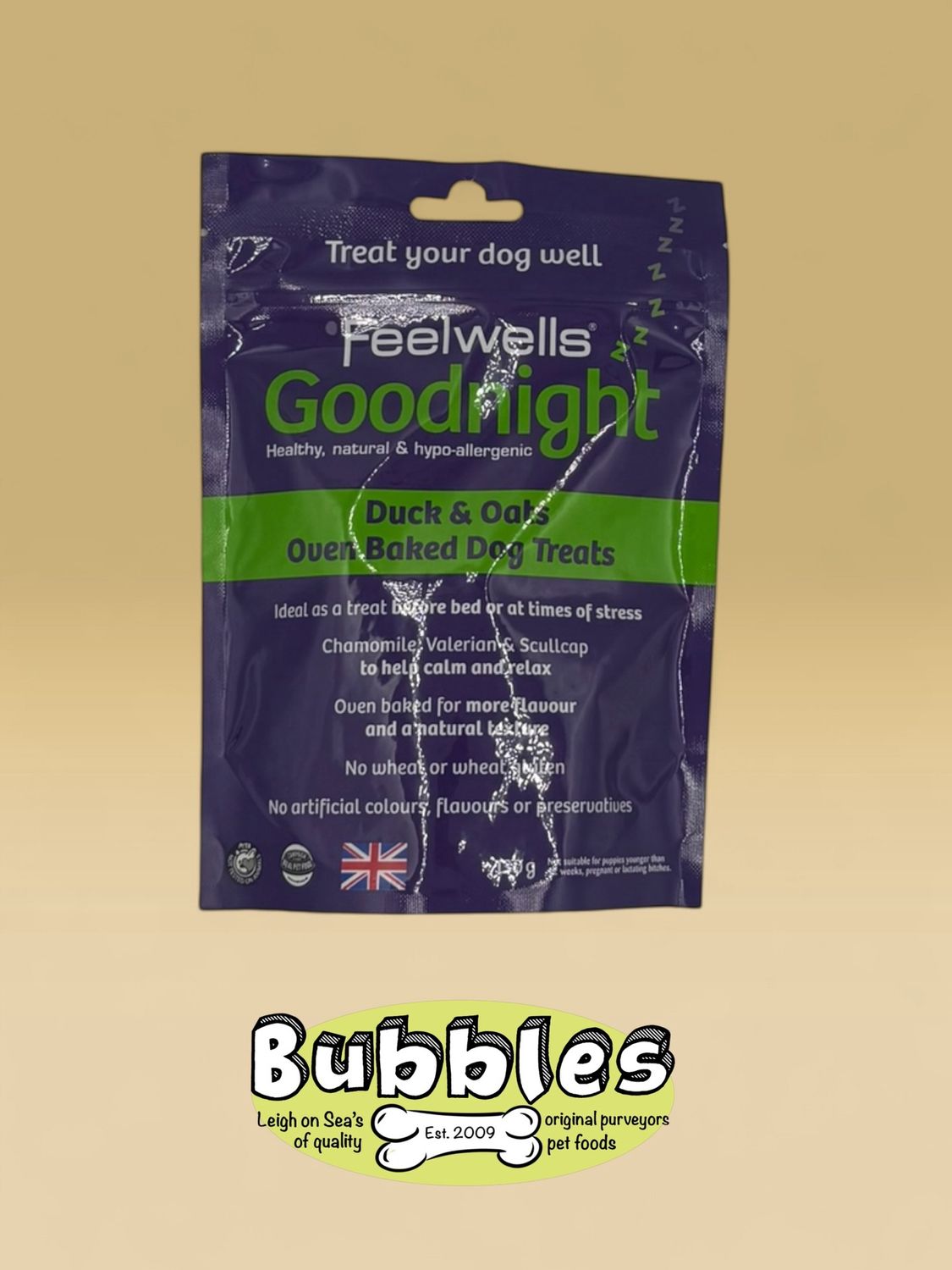 Feelwells Benefits Goodnight Duck&amp; Oats Treats (130g)