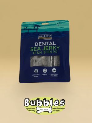 Fish4Dogs Dental Sea Jerky Fish Strips (100g)