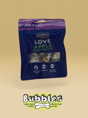 Fish4Dogs Love Apple Fish Wraps (90g)