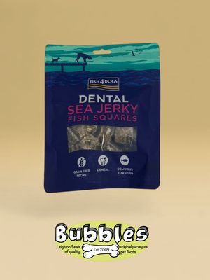 Fish4Dogs Dental Sea Jerky Fish Squares (115g)