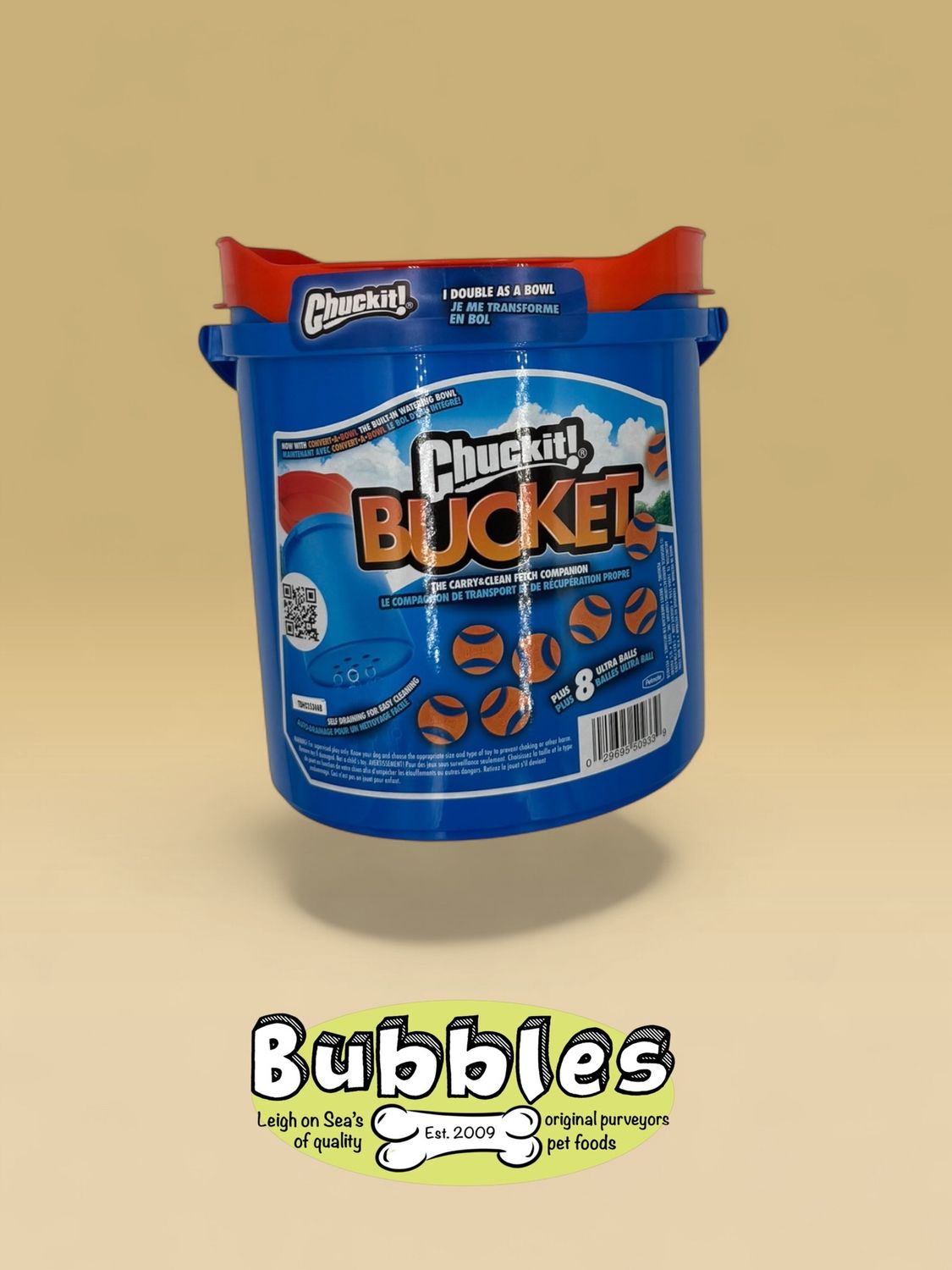 Chuckit! Bucket including 8 Ultra Balls (Medium)