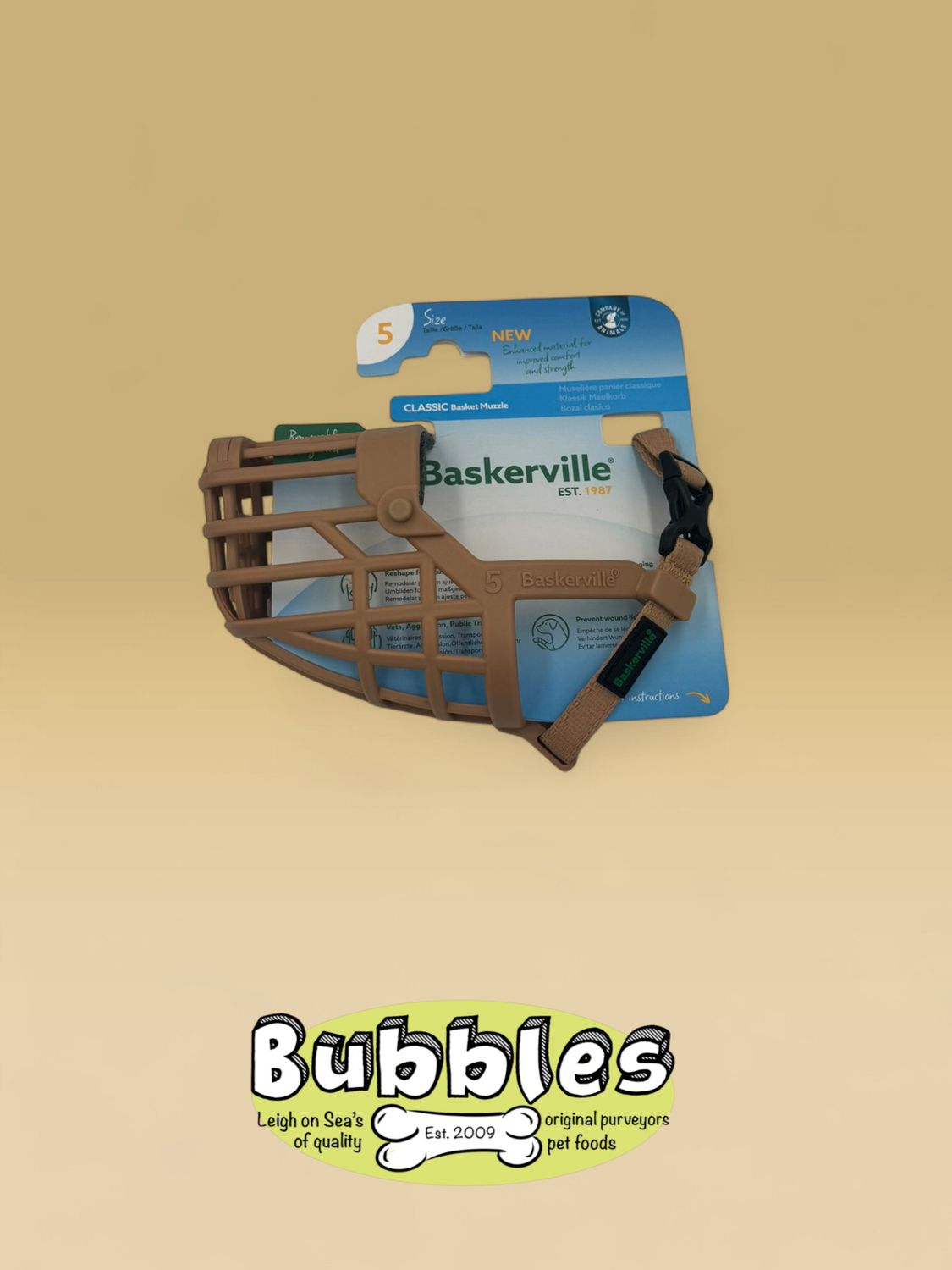 CoA Baskerville Classic Basket Muzzle (Size 5)