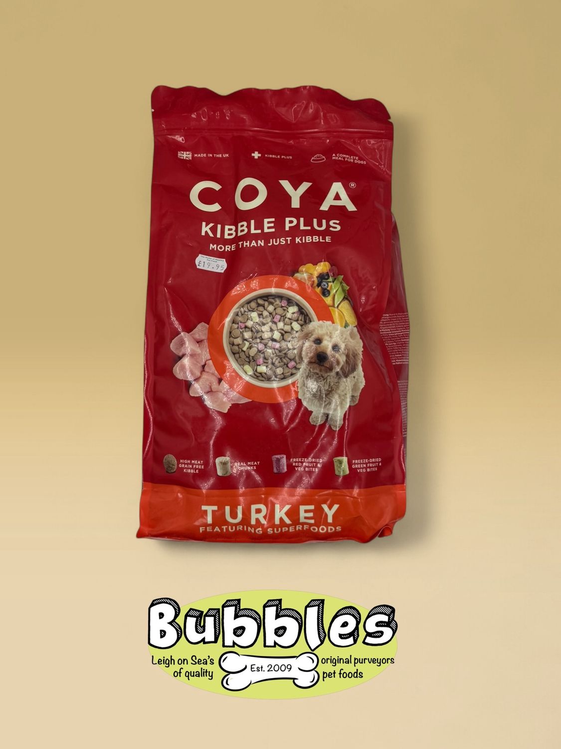 Coya Kibble Plus - Turkey (1.5kg)