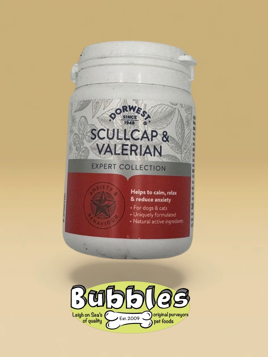 Dorwest Scullcap &amp; Valerian Tablets (200pc)