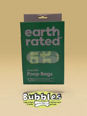 Earth Rated Poop Bags Lavender Scented Tie Handle Bags (120pc)