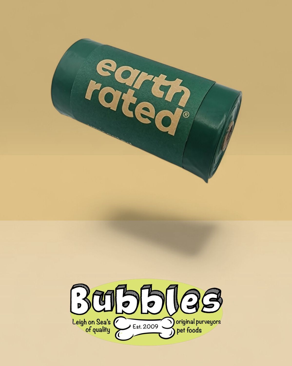 Earth Rated Poop Bags Unscented 15 Bag Roll (1pc)