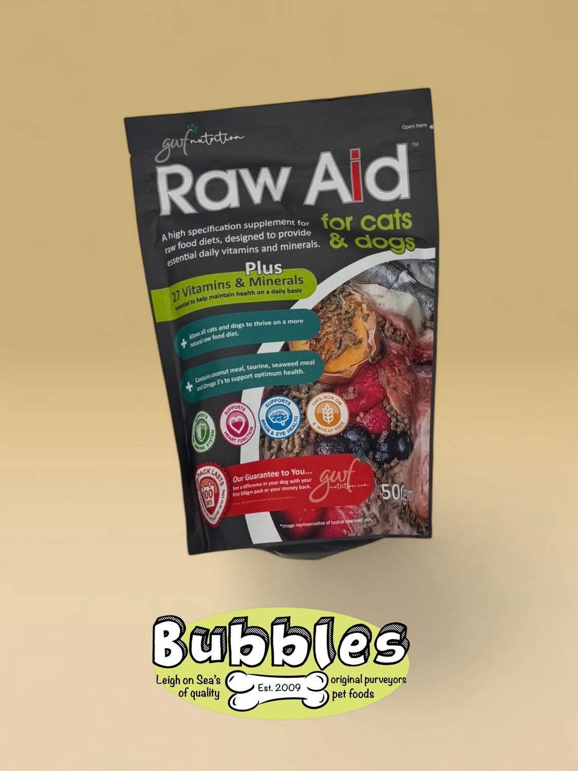 GWF Raw Aid for Cats and Dogs (500g)