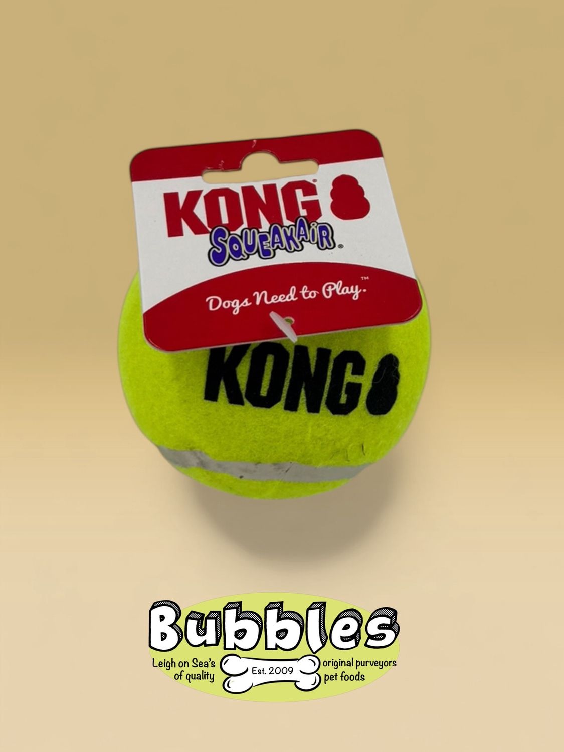 KONG Air Squeaker Tennis Ball (Large)