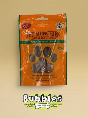 Pet Munchies Wild Salmon Strips (80g)