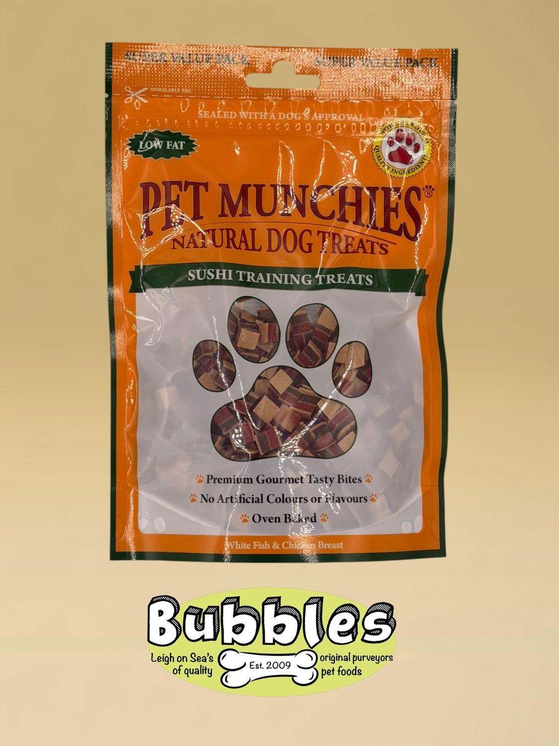 Pet Munchies Dog Training Treats Sushi  (150g)