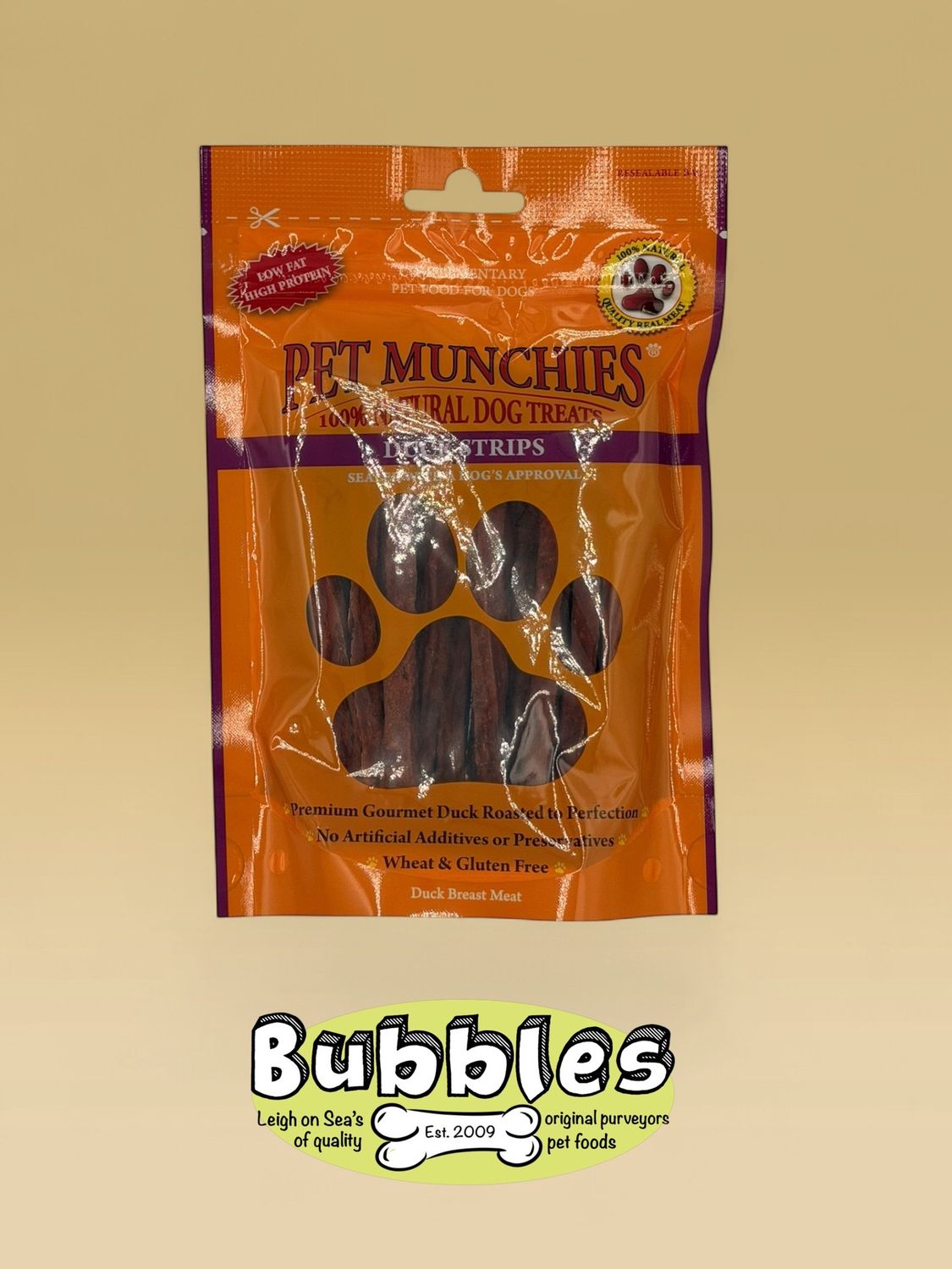 Pet Munchies Duck Strips (90g)