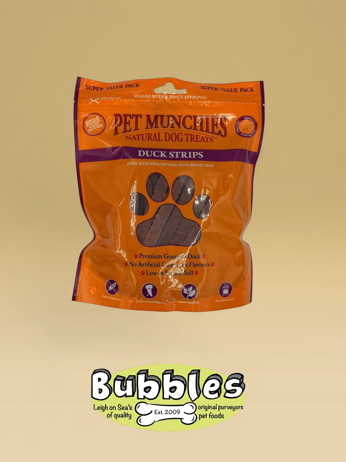 Pet Munchies Duck Strips (320g)