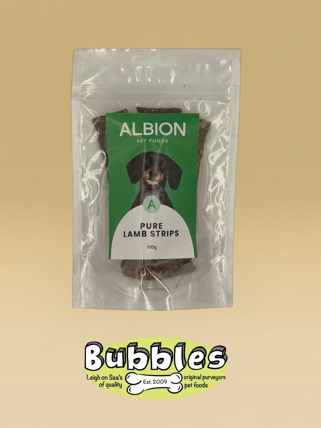 Albion Pure Lamb Strips (100g)