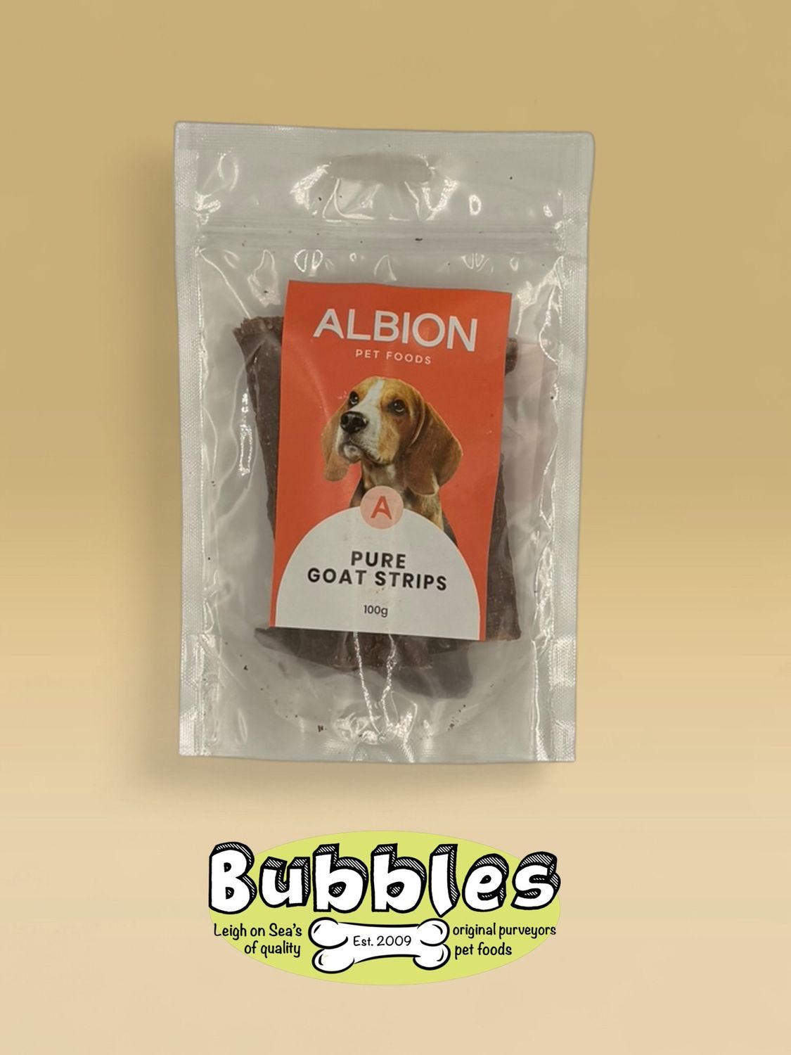 Albion Pure Goat Strips (100g)
