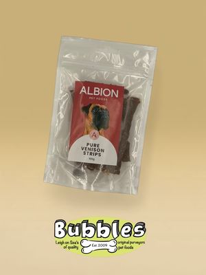 Albion Pure Venison Strips (100g)