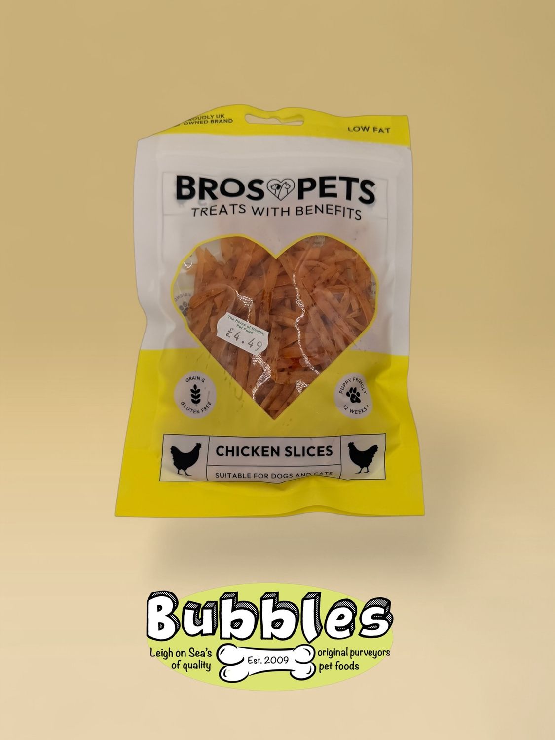 Bros Pets Chicken Slices (100g)