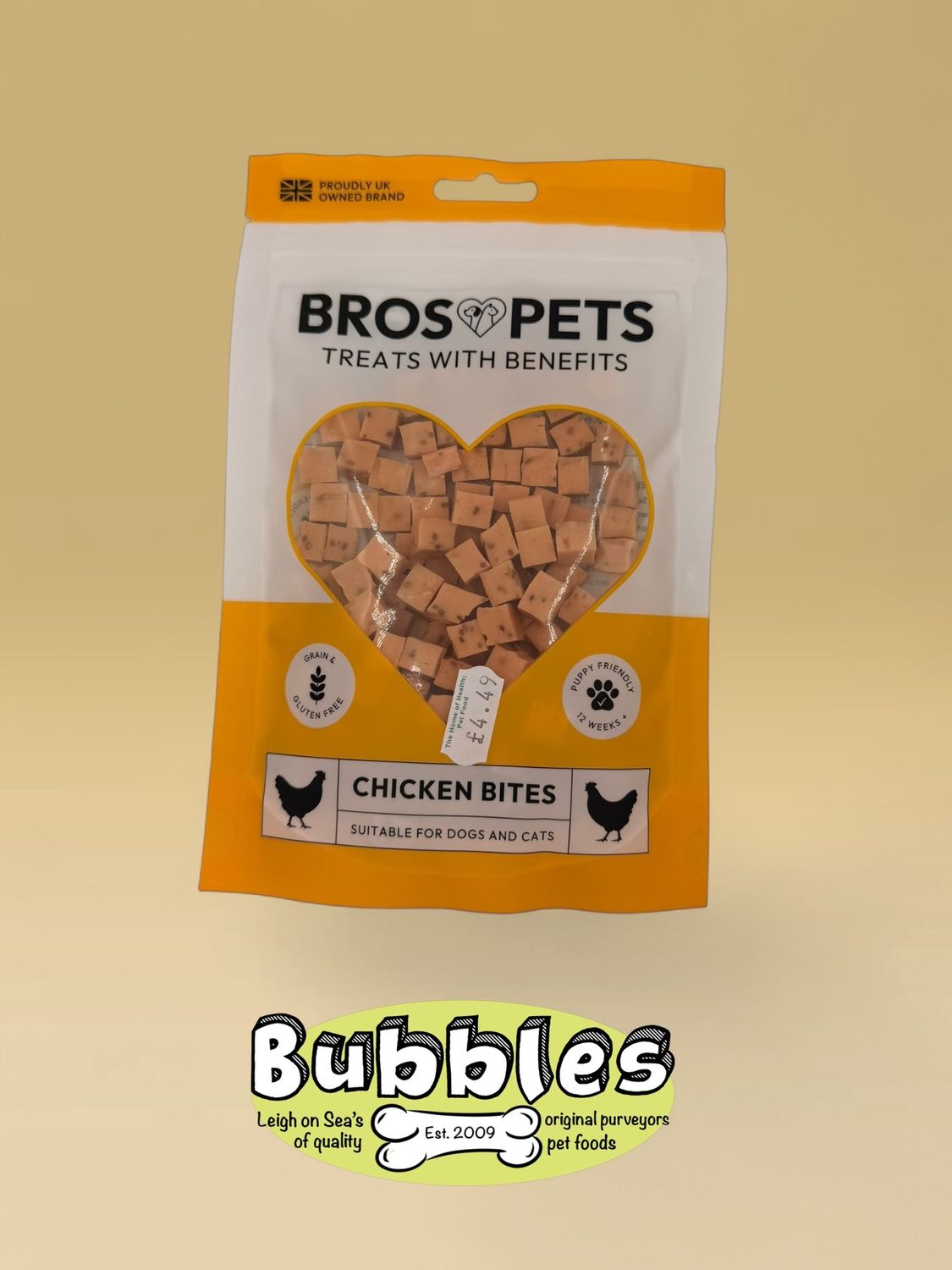 Bros Pets Chicken Bites (100g)
