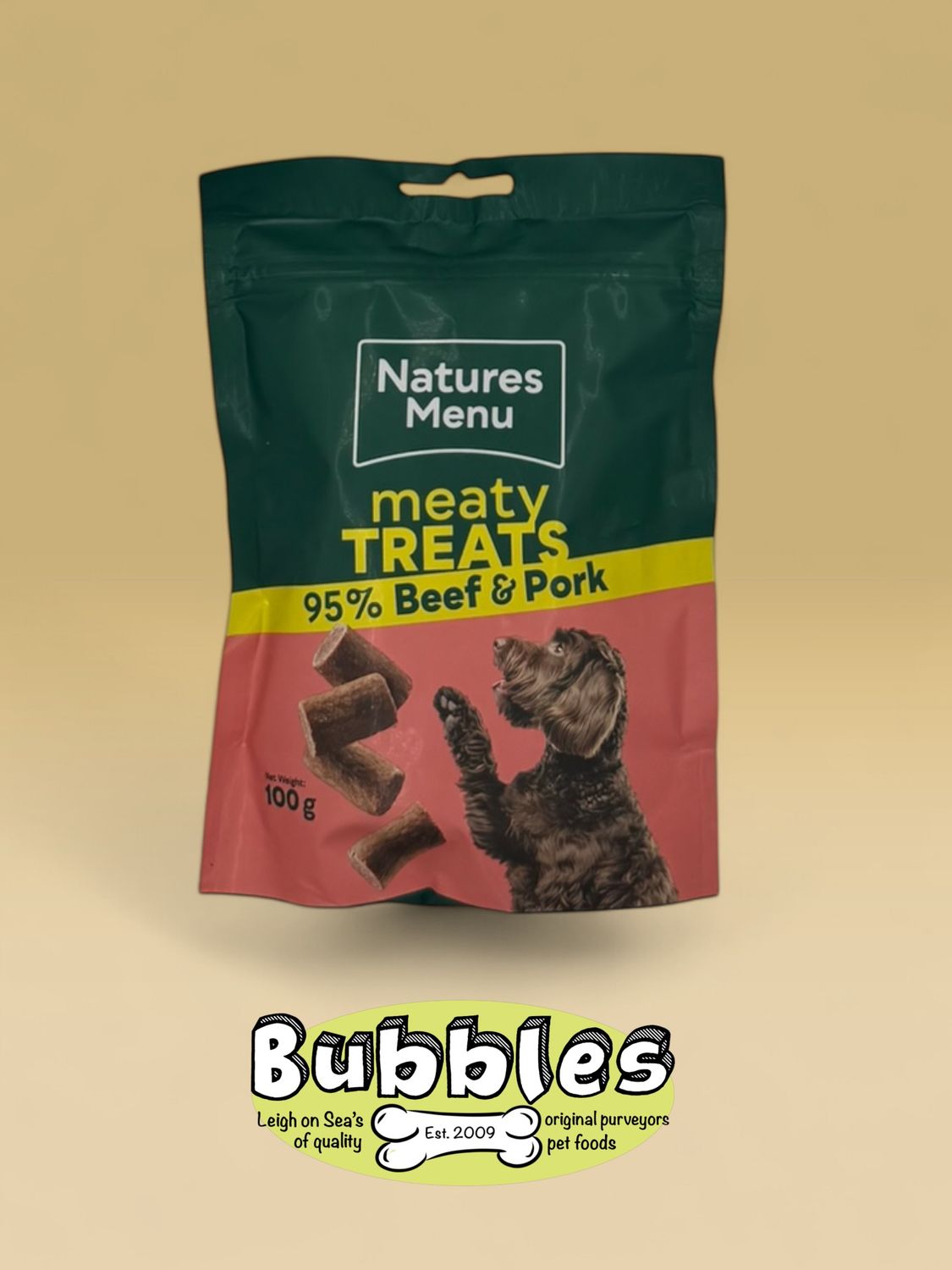 Natures Menu Dog Treats Beef and Pork (100g)
