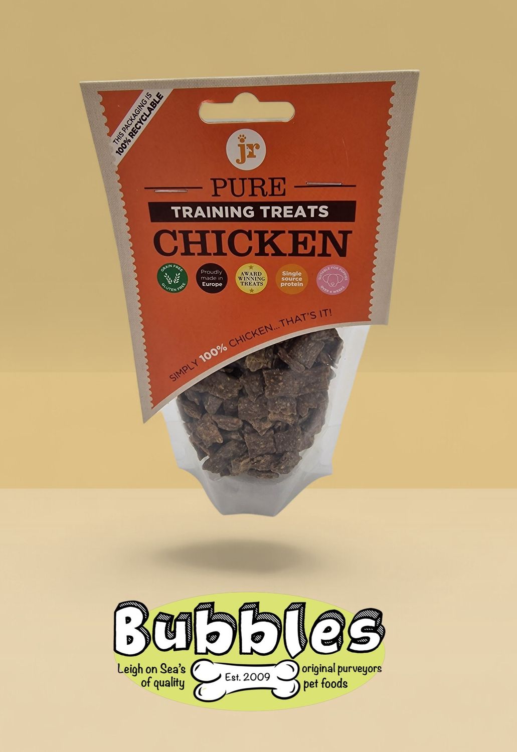 JR Pure Chicken Training Treats (85g)