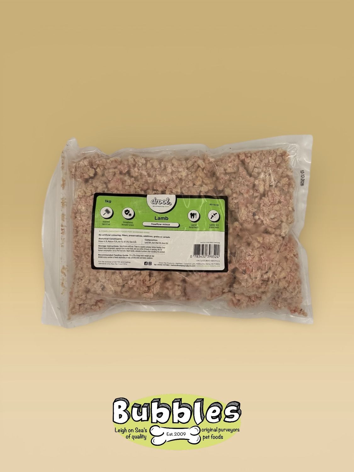 Drool Freeflow Lamb (1kg)