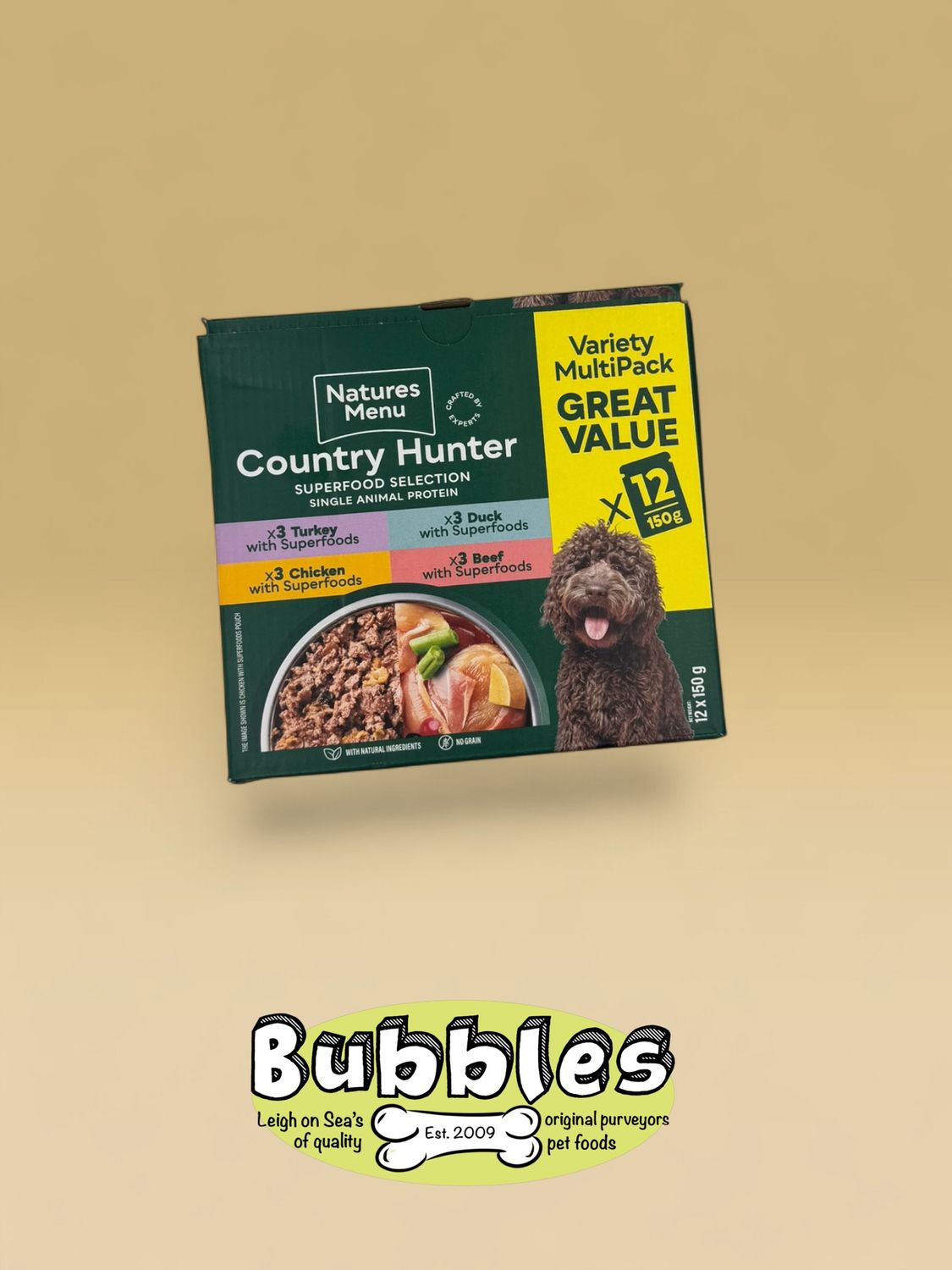 Natures Menu Country Hunter Superfood Selection (12 x 150g)