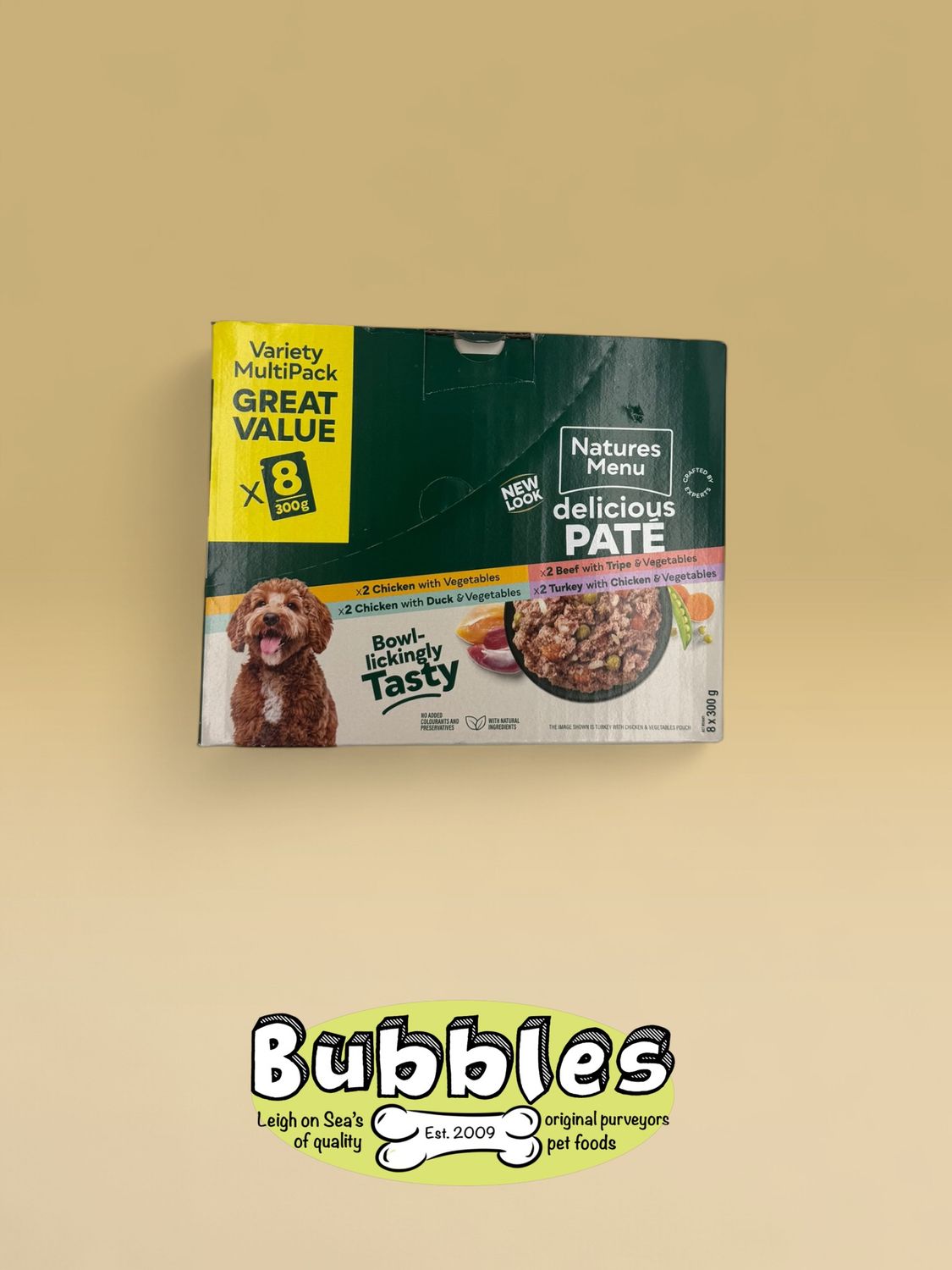 Natures Menu Dog Adult Pouch Multipack (8 x 300g)