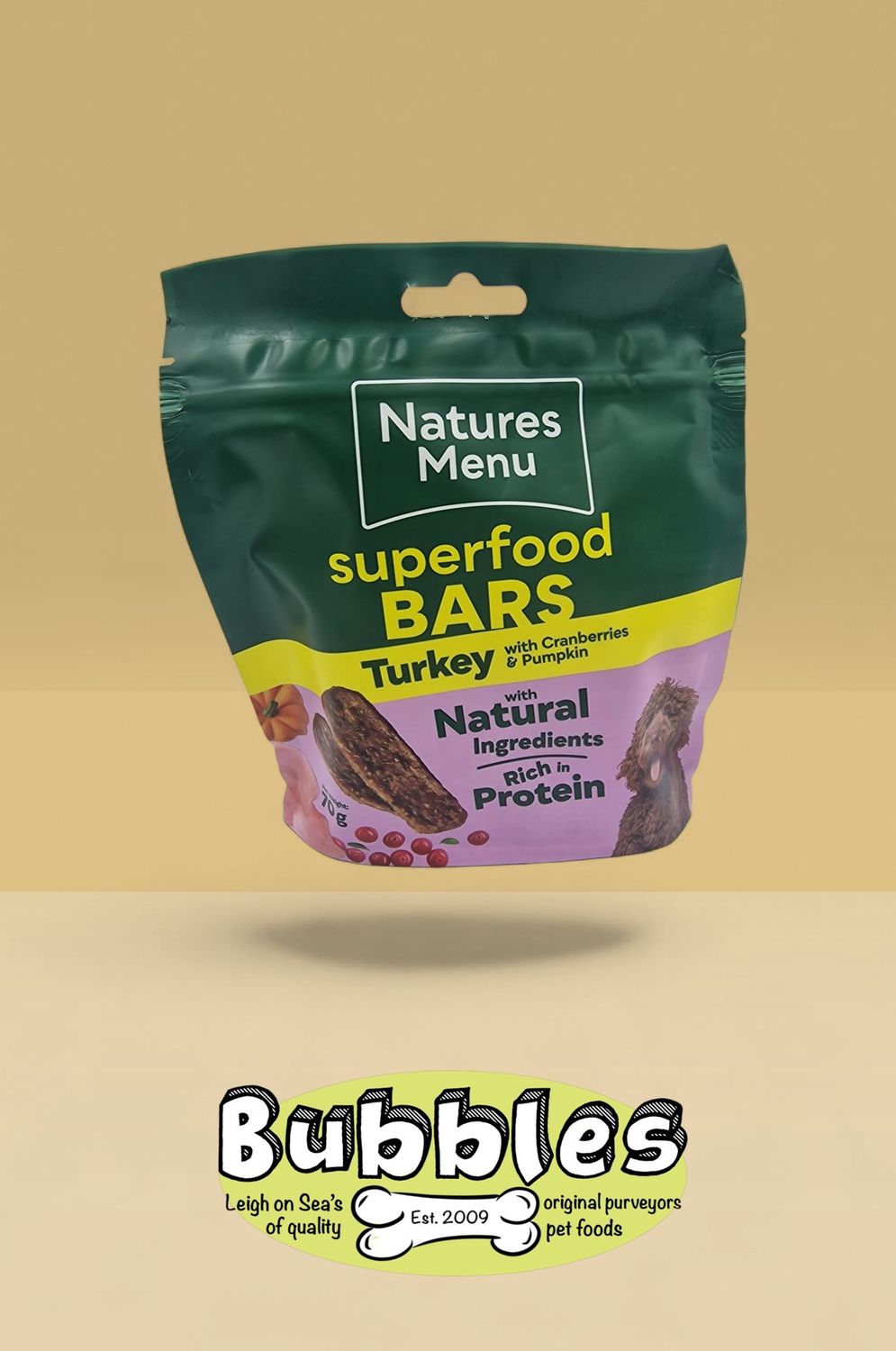 Natures Menu Superfood Bars Turkey (70g)