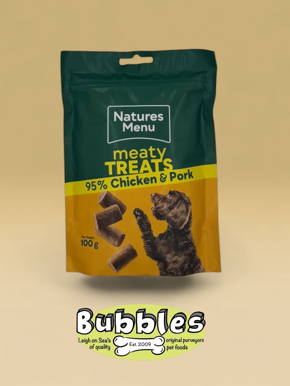 Natures Menu Dog Treats Chicken and Pork (100g)