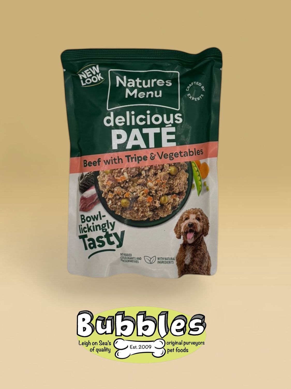 Natures Menu Dog Adult Pouch Original Beef &amp; Tripe (300g)
